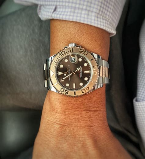 rolex yacht master 40 on wrist